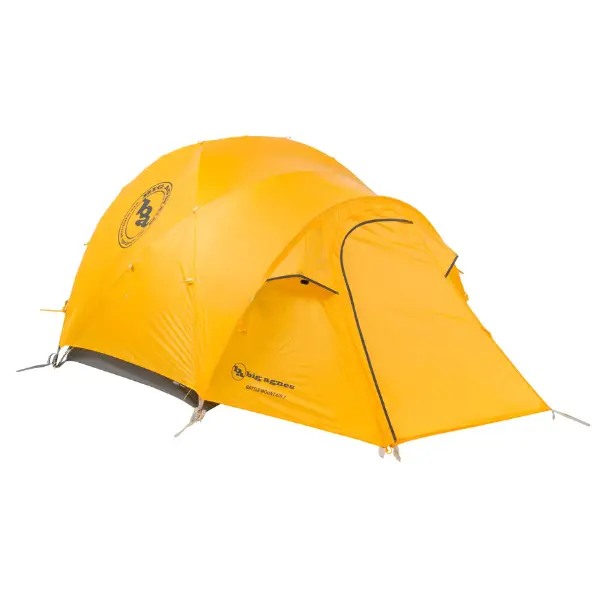 Big Agnes Battle Mountain 3-Person 4-Season Tent for Everest Base Camp with high-strength DAC poles and dual vestibules.